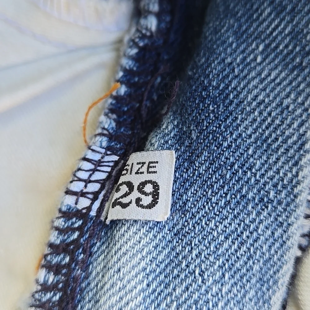 Vintage Armani Jeans Blue Denim Size 29
